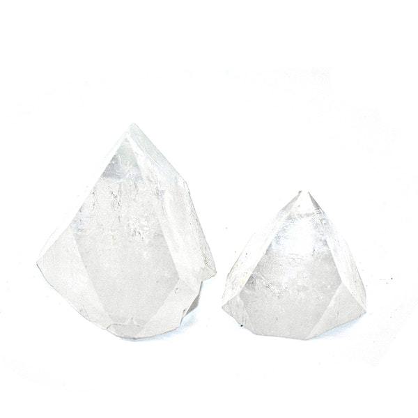 Clear Apophyllite Duo