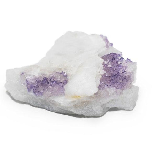 Fluorite on Celestite